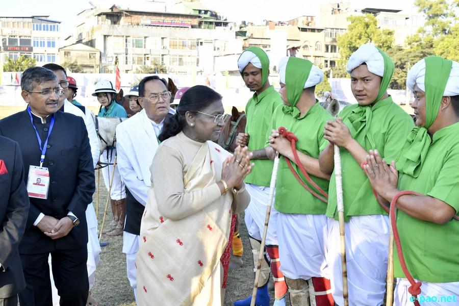 President of India, Droupadi Murmu at Imphal, Manipur on a two-day visit to Manipur :: December 11, 2025