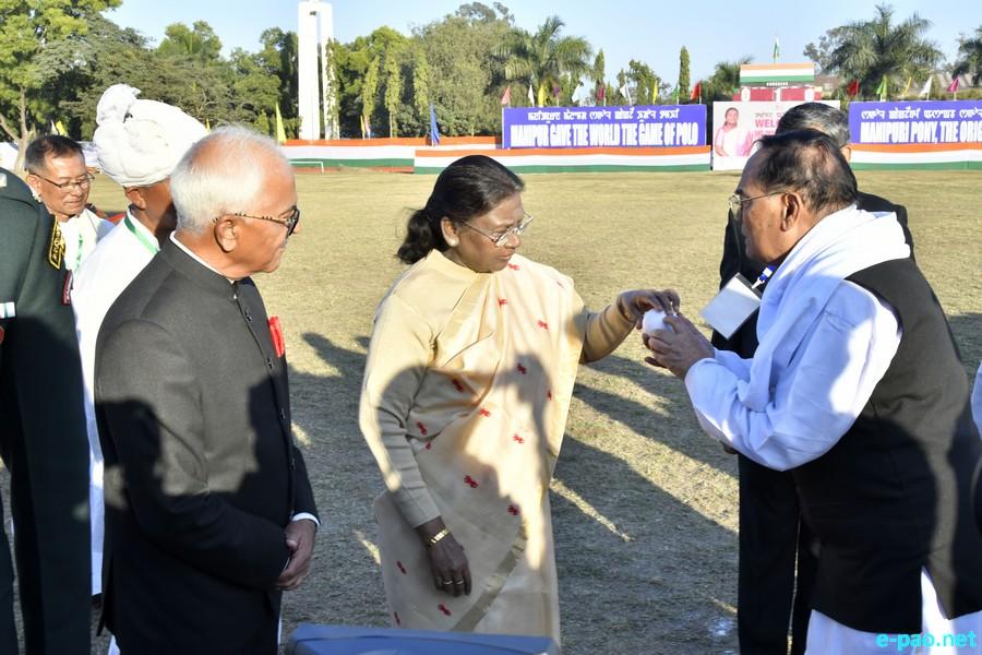 President of India, Droupadi Murmu at Imphal, Manipur on a two-day visit to Manipur :: December 11, 2025