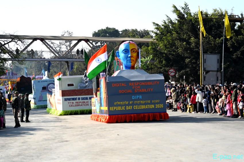 77th Indian Republic Day celebration at Kangla, Imphal :: 26th January 2026