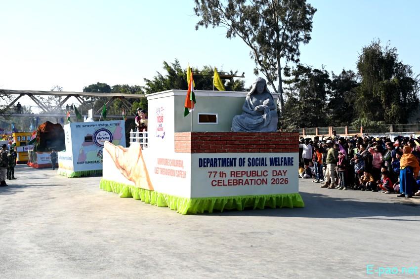 77th Indian Republic Day celebration at Kangla, Imphal :: 26th January 2026