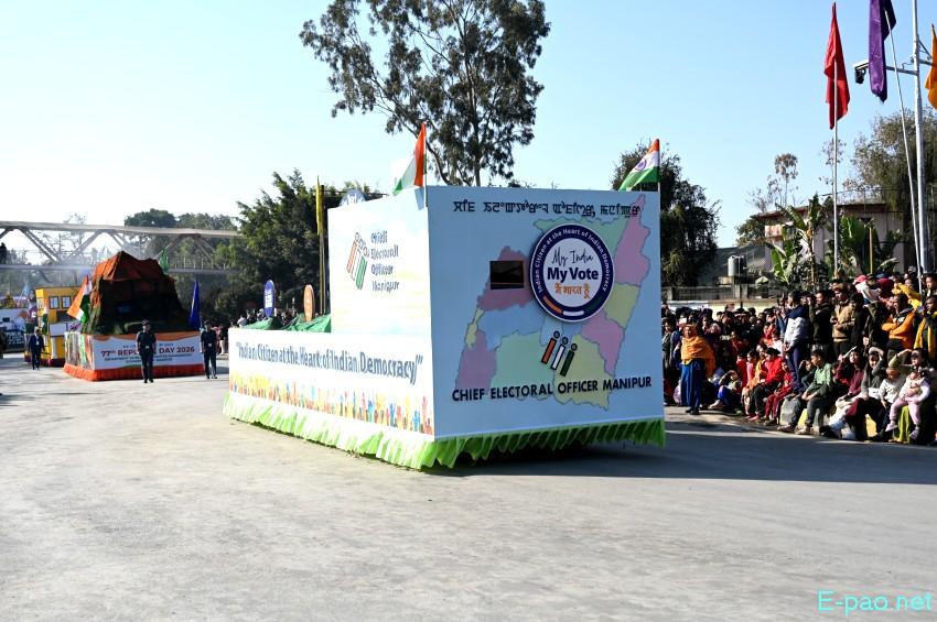 77th Indian Republic Day celebration at Kangla, Imphal :: 26th January 2026