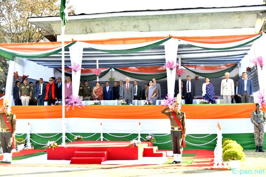 Beating of the Retreat - 77th Indian Republic Day celebration at 1st Battalion, Manipur Rifles, Imphal :: 27th January 2026
