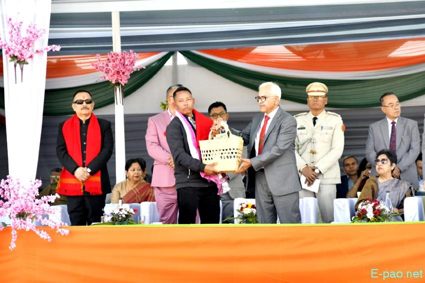 Beating of the Retreat - 77th Indian Republic Day celebration at 1st Battalion, Manipur Rifles, Imphal :: 27th January 2026