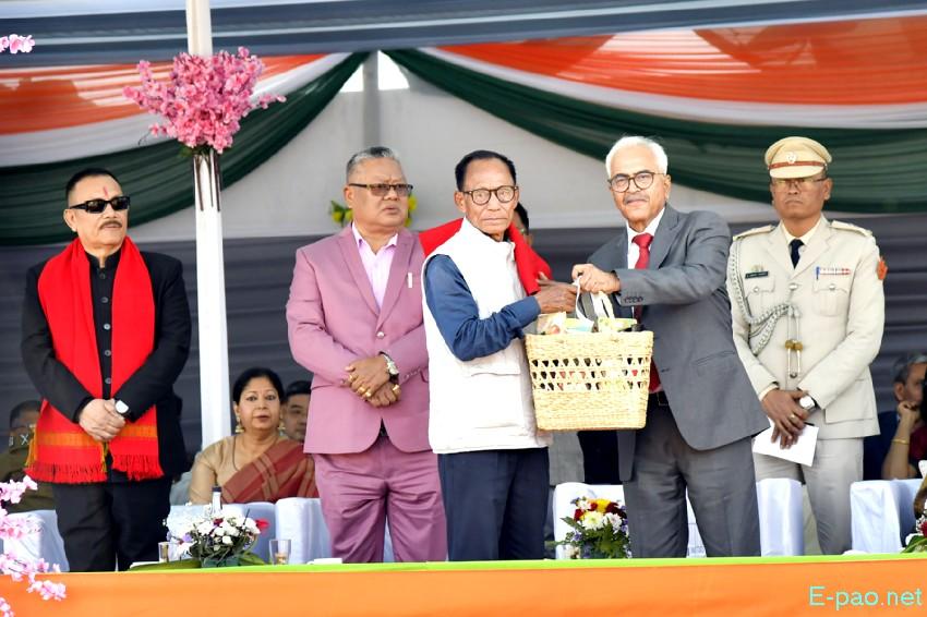 Beating of the Retreat - 77th Indian Republic Day celebration at 1st Battalion, Manipur Rifles, Imphal :: 27th January 2026