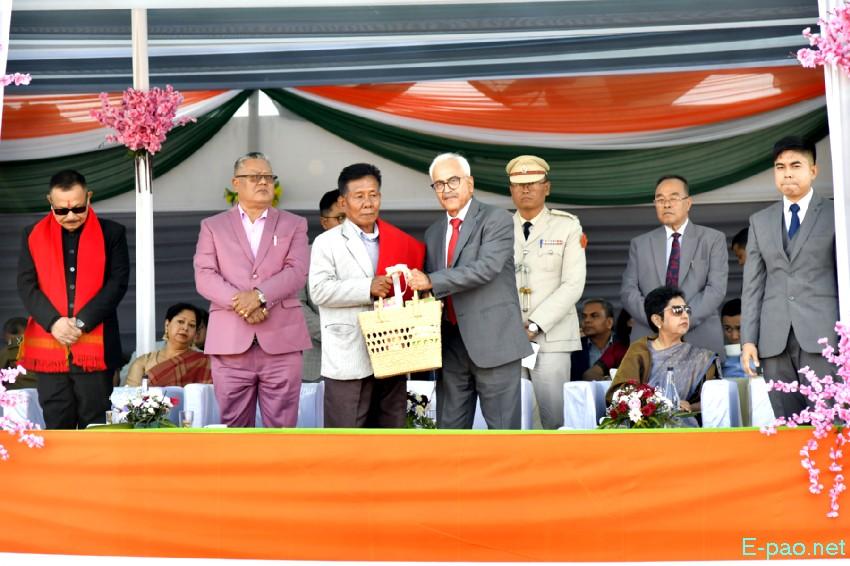 Beating of the Retreat - 77th Indian Republic Day celebration at 1st Battalion, Manipur Rifles, Imphal :: 27th January 2026
