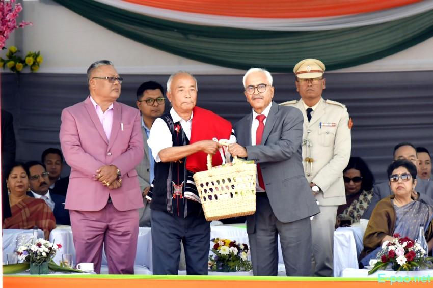 Beating of the Retreat - 77th Indian Republic Day celebration at 1st Battalion, Manipur Rifles, Imphal :: 27th January 2026