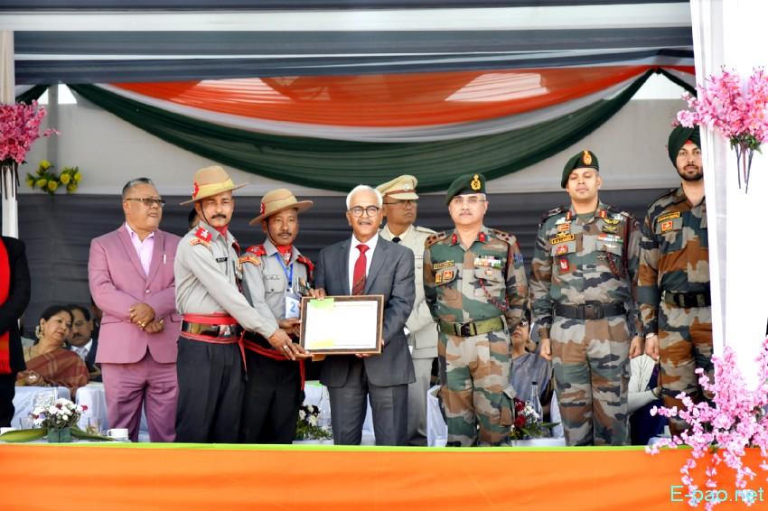 Beating of the Retreat - 77th Indian Republic Day celebration at 1st Battalion, Manipur Rifles, Imphal :: 27th January 2026