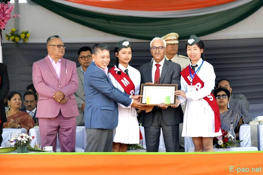 Beating of the Retreat - 77th Indian Republic Day celebration at 1st Battalion, Manipur Rifles, Imphal :: 27th January 2026