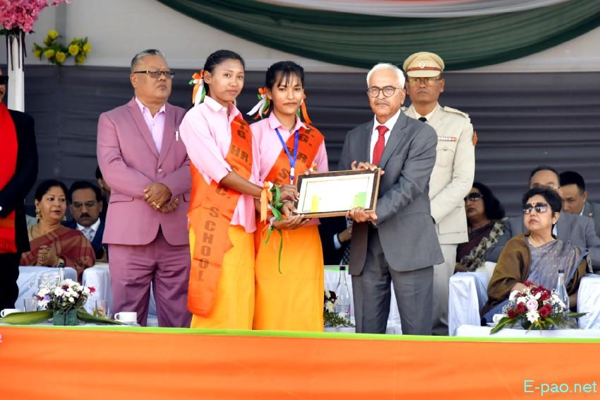 Beating of the Retreat - 77th Indian Republic Day celebration at 1st Battalion, Manipur Rifles, Imphal :: 27th January 2026