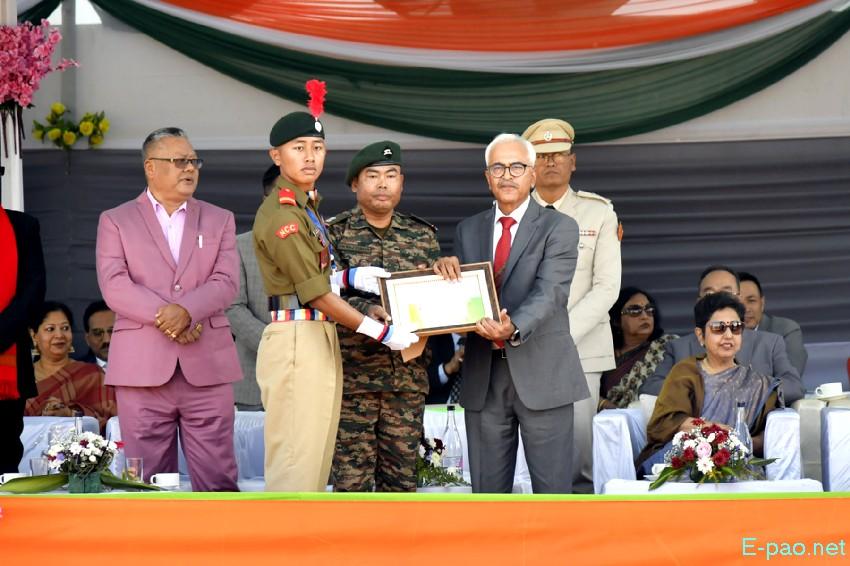 Beating of the Retreat - 77th Indian Republic Day celebration at 1st Battalion, Manipur Rifles, Imphal :: 27th January 2026