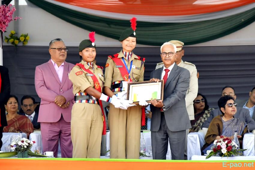 Beating of the Retreat - 77th Indian Republic Day celebration at 1st Battalion, Manipur Rifles, Imphal :: 27th January 2026