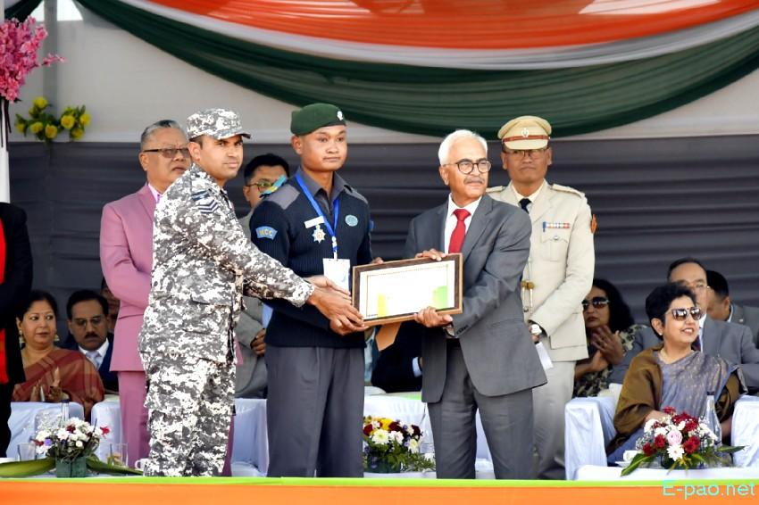 Beating of the Retreat - 77th Indian Republic Day celebration at 1st Battalion, Manipur Rifles, Imphal :: 27th January 2026