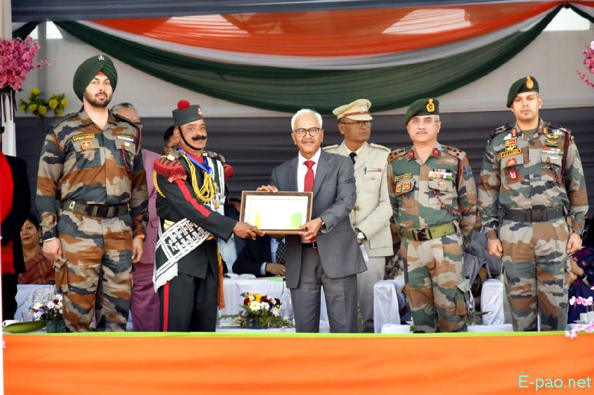 Beating of the Retreat - 77th Indian Republic Day celebration at 1st Battalion, Manipur Rifles, Imphal :: 27th January 2026