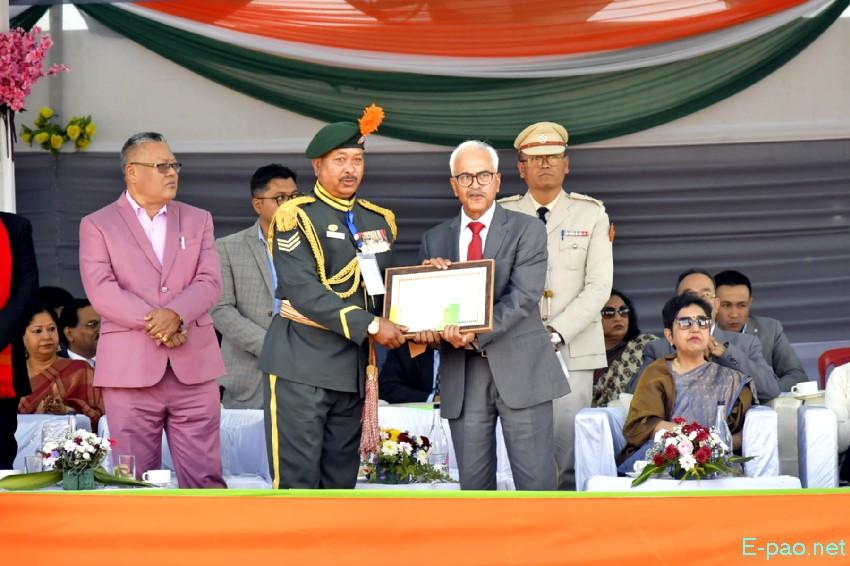 Beating of the Retreat - 77th Indian Republic Day celebration at 1st Battalion, Manipur Rifles, Imphal :: 27th January 2026