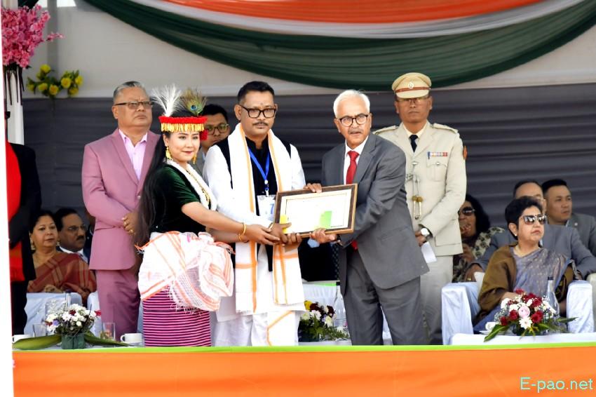 Beating of the Retreat - 77th Indian Republic Day celebration at 1st Battalion, Manipur Rifles, Imphal :: 27th January 2026
