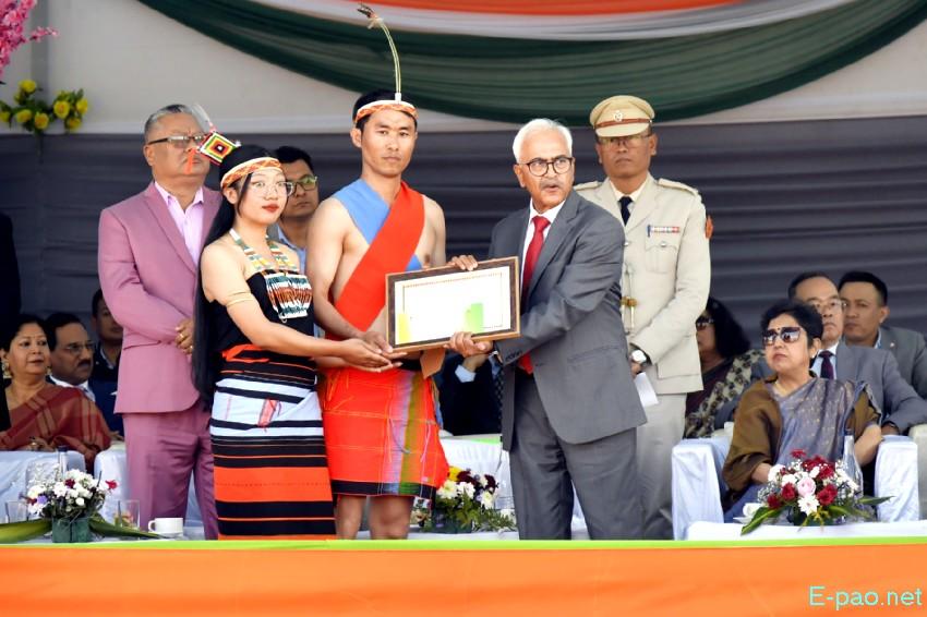 Beating of the Retreat - 77th Indian Republic Day celebration at 1st Battalion, Manipur Rifles, Imphal :: 27th January 2026