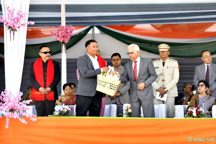 Beating of the Retreat - 77th Indian Republic Day celebration at 1st Battalion, Manipur Rifles, Imphal :: 27th January 2026