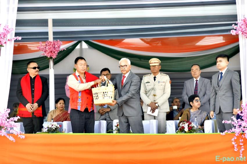 Beating of the Retreat - 77th Indian Republic Day celebration at 1st Battalion, Manipur Rifles, Imphal :: 27th January 2026