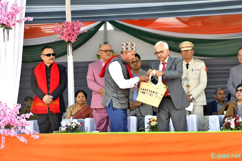 Beating of the Retreat - 77th Indian Republic Day celebration at 1st Battalion, Manipur Rifles, Imphal :: 27th January 2026