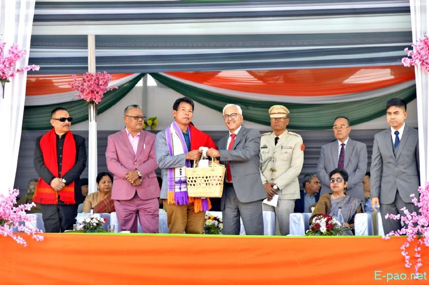 Beating of the Retreat - 77th Indian Republic Day celebration at 1st Battalion, Manipur Rifles, Imphal :: 27th January 2026