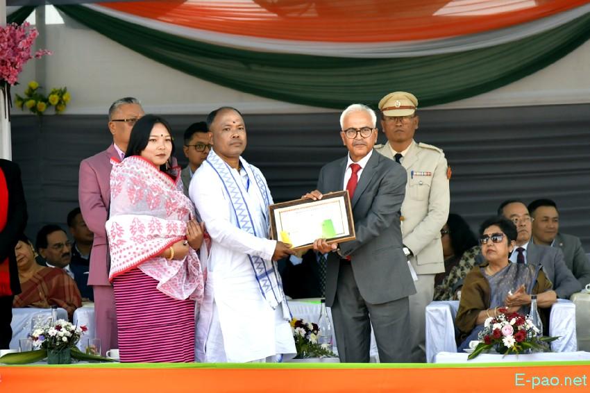 Beating of the Retreat - 77th Indian Republic Day celebration at 1st Battalion, Manipur Rifles, Imphal :: 27th January 2026
