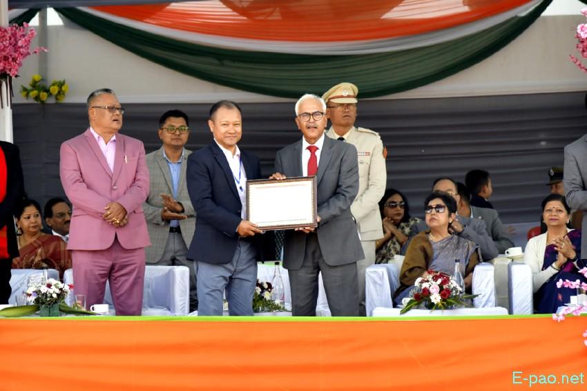 Beating of the Retreat - 77th Indian Republic Day celebration at 1st Battalion, Manipur Rifles, Imphal :: 27th January 2026