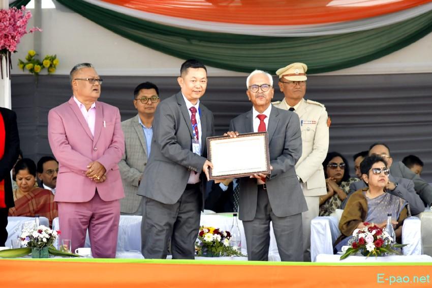 Beating of the Retreat - 77th Indian Republic Day celebration at 1st Battalion, Manipur Rifles, Imphal :: 27th January 2026