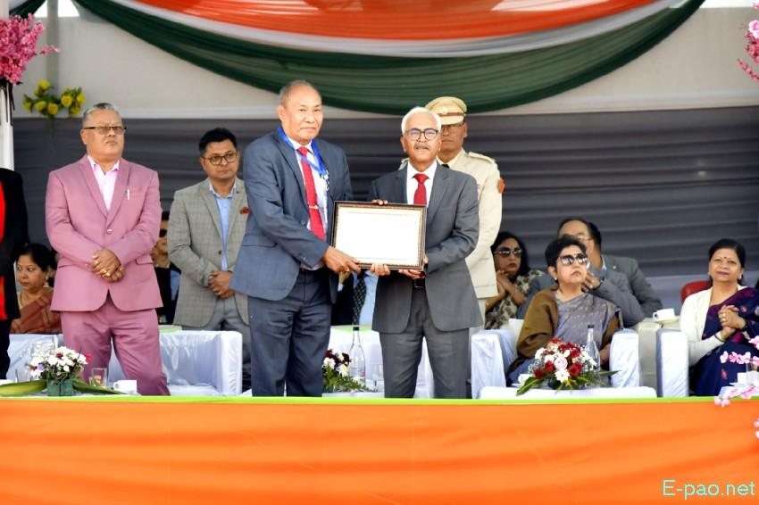 Beating of the Retreat - 77th Indian Republic Day celebration at 1st Battalion, Manipur Rifles, Imphal :: 27th January 2026