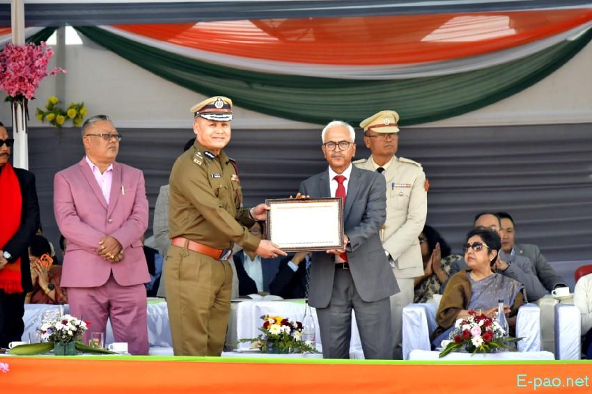 Beating of the Retreat - 77th Indian Republic Day celebration at 1st Battalion, Manipur Rifles, Imphal :: 27th January 2026