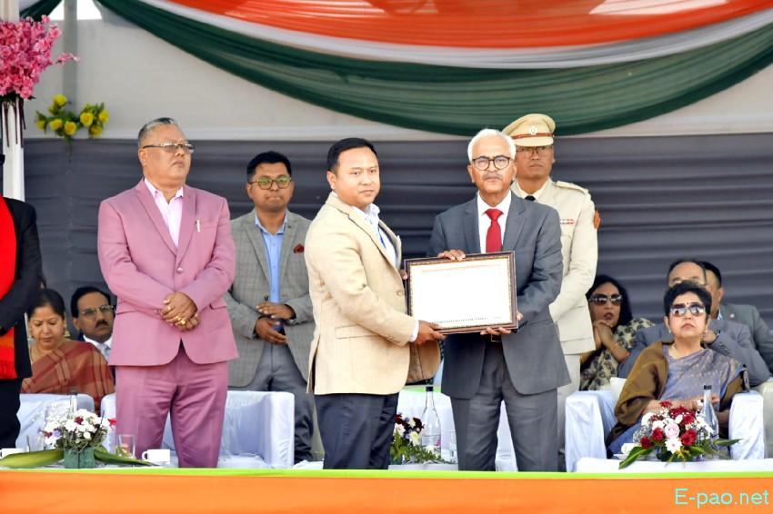 Beating of the Retreat - 77th Indian Republic Day celebration at 1st Battalion, Manipur Rifles, Imphal :: 27th January 2026