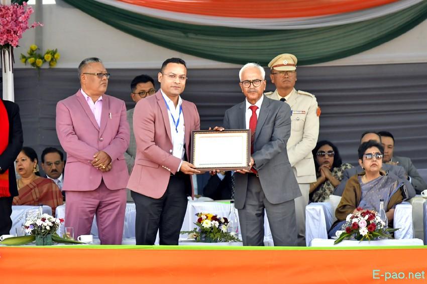 Beating of the Retreat - 77th Indian Republic Day celebration at 1st Battalion, Manipur Rifles, Imphal :: 27th January 2026