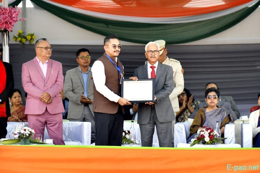 Beating of the Retreat - 77th Indian Republic Day celebration at 1st Battalion, Manipur Rifles, Imphal :: 27th January 2026