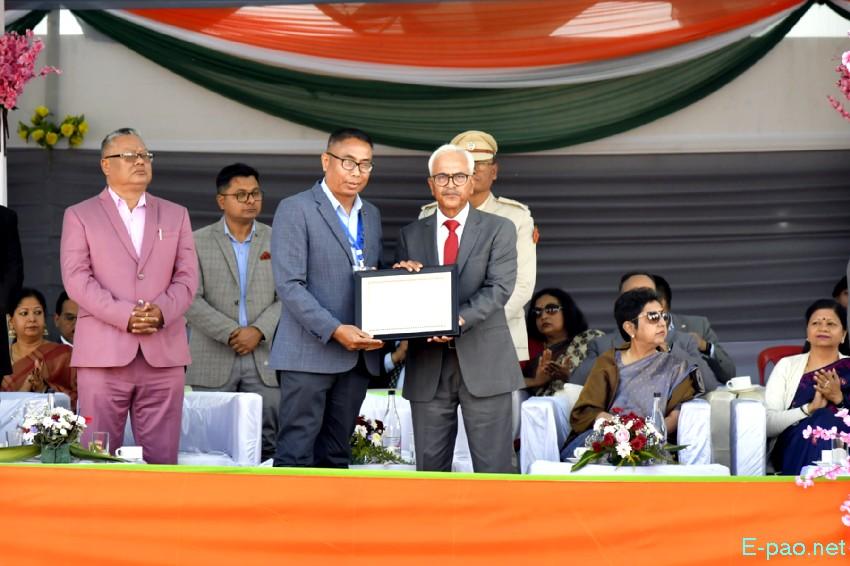 Beating of the Retreat - 77th Indian Republic Day celebration at 1st Battalion, Manipur Rifles, Imphal :: 27th January 2026