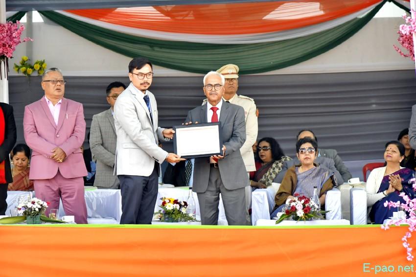 Beating of the Retreat - 77th Indian Republic Day celebration at 1st Battalion, Manipur Rifles, Imphal :: 27th January 2026