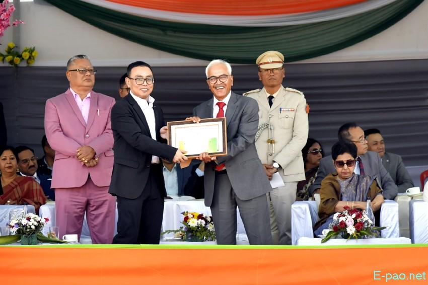 Beating of the Retreat - 77th Indian Republic Day celebration at 1st Battalion, Manipur Rifles, Imphal :: 27th January 2026