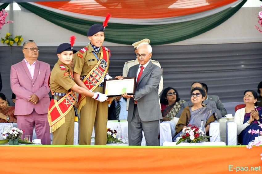 Beating of the Retreat - 77th Indian Republic Day celebration at 1st Battalion, Manipur Rifles, Imphal :: 27th January 2026