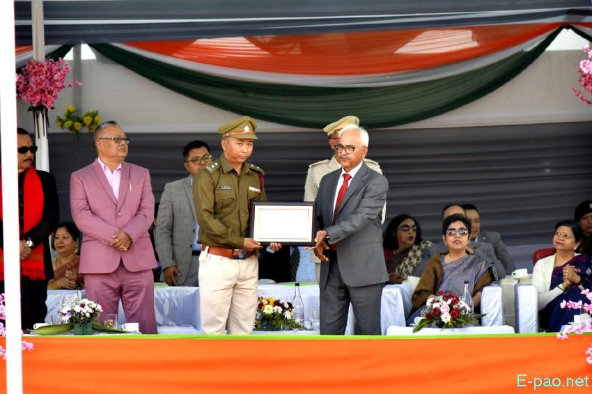 Beating of the Retreat - 77th Indian Republic Day celebration at 1st Battalion, Manipur Rifles, Imphal :: 27th January 2026