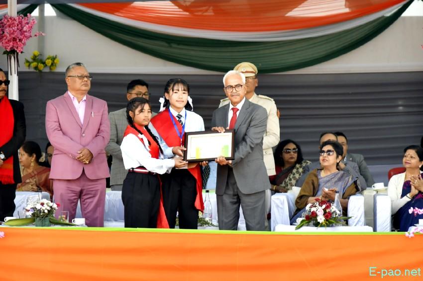 Beating of the Retreat - 77th Indian Republic Day celebration at 1st Battalion, Manipur Rifles, Imphal :: 27th January 2026
