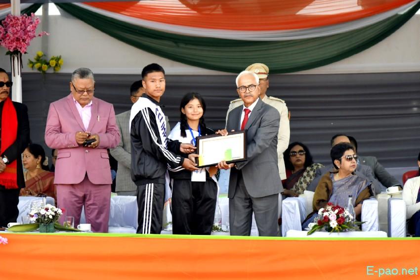 Beating of the Retreat - 77th Indian Republic Day celebration at 1st Battalion, Manipur Rifles, Imphal :: 27th January 2026