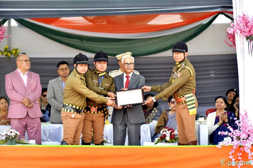 Beating of the Retreat - 77th Indian Republic Day celebration at 1st Battalion, Manipur Rifles, Imphal :: 27th January 2026