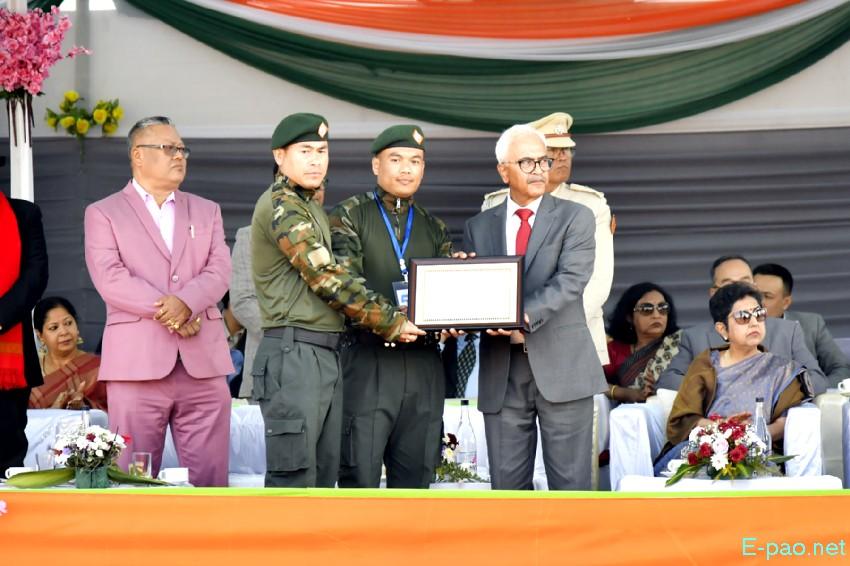 Beating of the Retreat - 77th Indian Republic Day celebration at 1st Battalion, Manipur Rifles, Imphal :: 27th January 2026