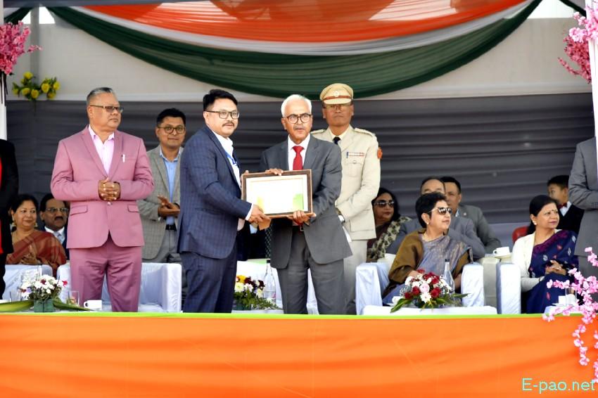 Beating of the Retreat - 77th Indian Republic Day celebration at 1st Battalion, Manipur Rifles, Imphal :: 27th January 2026