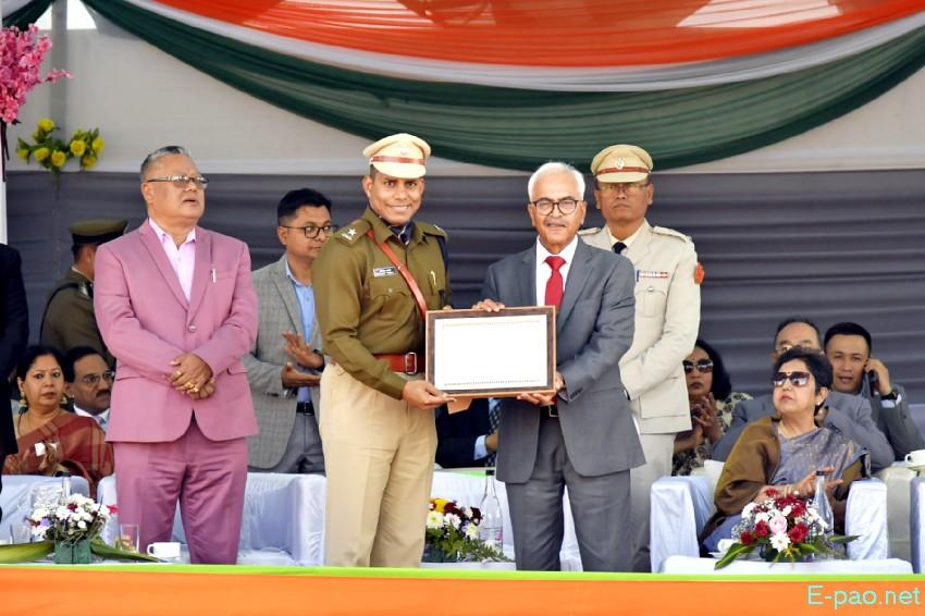 Beating of the Retreat - 77th Indian Republic Day celebration at 1st Battalion, Manipur Rifles, Imphal :: 27th January 2026