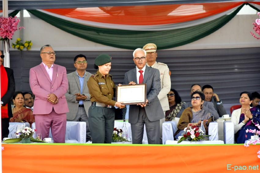 Beating of the Retreat - 77th Indian Republic Day celebration at 1st Battalion, Manipur Rifles, Imphal :: 27th January 2026