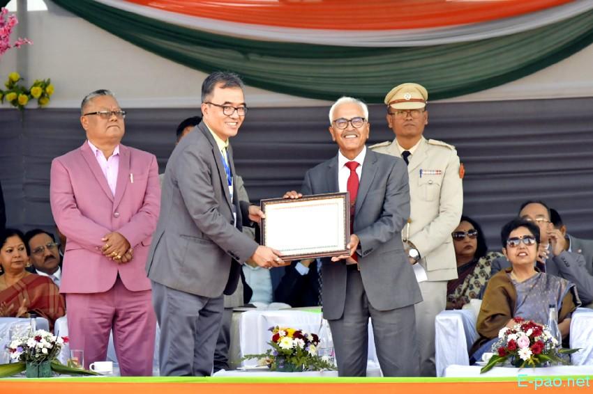 Beating of the Retreat - 77th Indian Republic Day celebration at 1st Battalion, Manipur Rifles, Imphal :: 27th January 2026