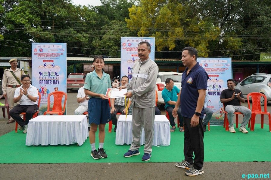 Half Marathon at Manipur University, as part of National Sports Day :: 30th August 2025