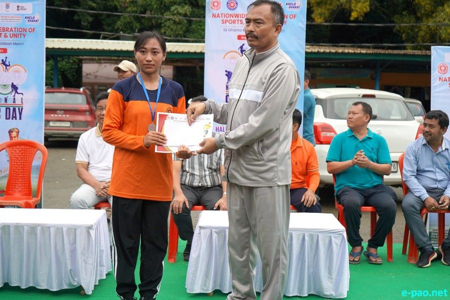 Half Marathon at Manipur University, as part of National Sports Day :: 30th August 2025