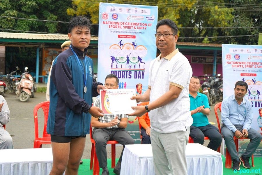 Half Marathon at Manipur University, as part of National Sports Day :: 30th August 2025