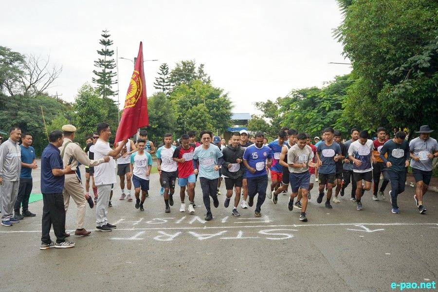 Half Marathon at Manipur University, as part of National Sports Day :: 30th August 2025
