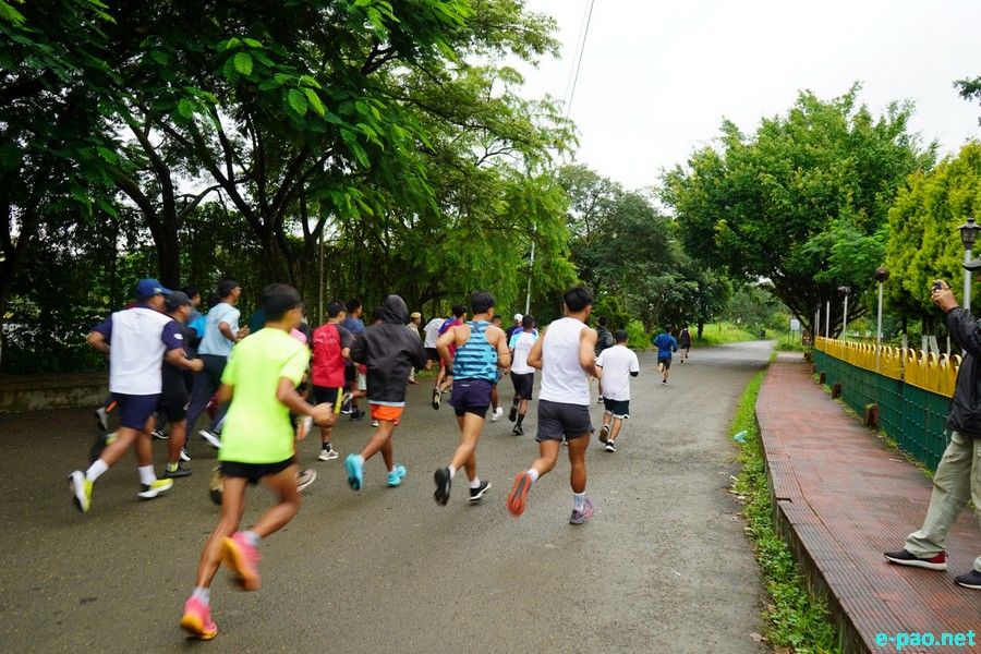 Half Marathon at Manipur University, as part of National Sports Day :: 30th August 2025